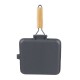 Padella grill in ghisa con manico pieghevole in legno, 24x24 cm | Padella grill in ghisa Padella grill in ghisa con manico pieghevole in legno, 24x24 cm | Padella grill in ghisa | Padella in ghisa |