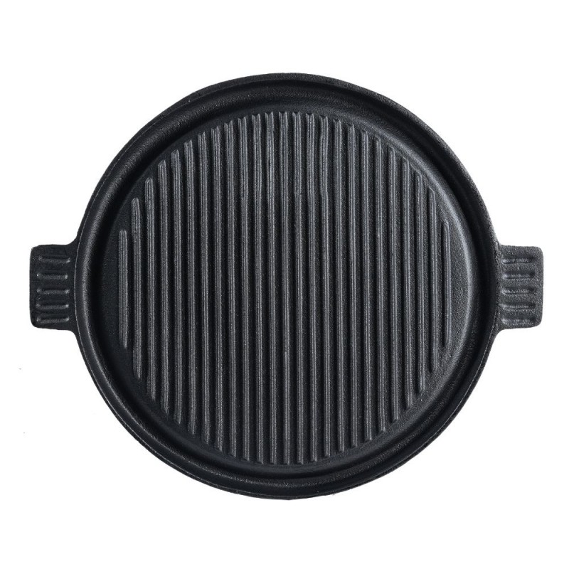 Piastra grill in ghisa doppia faccia, Ф35 - 