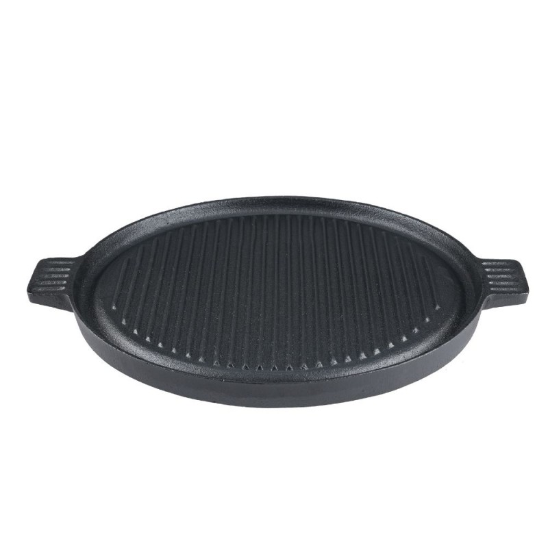 Piastra grill in ghisa doppia faccia, Ф35 - 