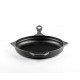 Padella grill in ghisa smaltata Hosse, Black Onyx, Ф24cm | Padella grill in ghisa | Padella in ghisa |