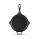 Padella grill in ghisa smaltata Hosse, Black Onyx, Ф28cm | Padella grill in ghisa | Padella in ghisa |