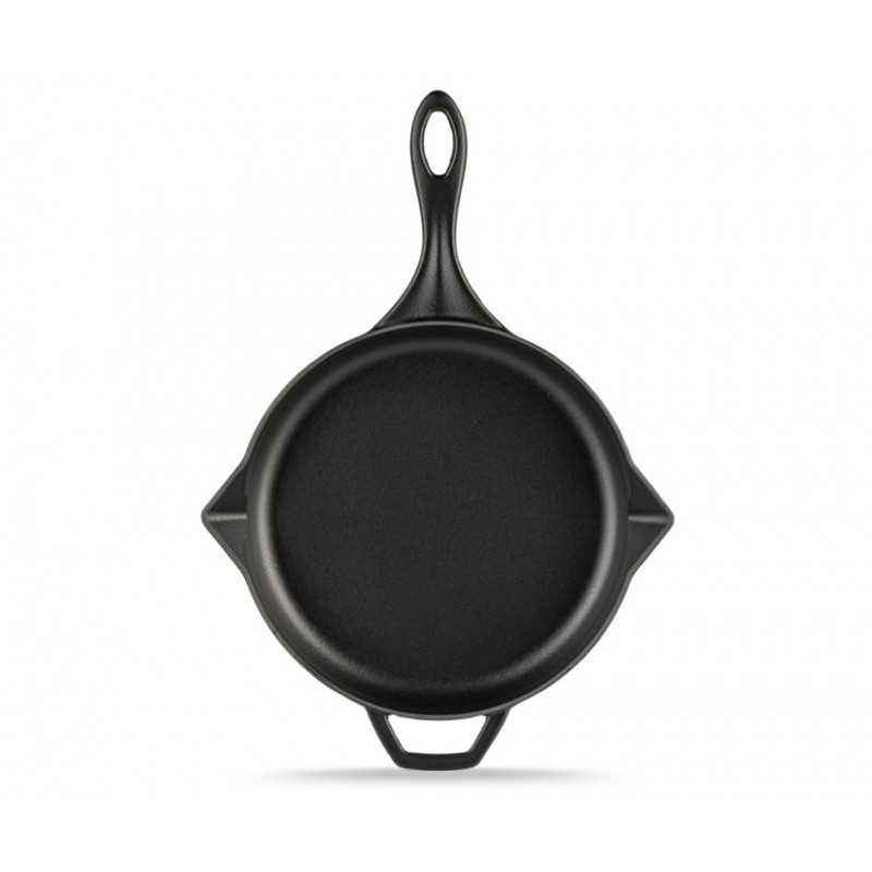 Padella in ghisa smaltata Hosse, Black Onyx, Ф28cm - Padella in ghisa