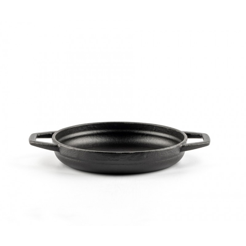 Padella in ghisa con due manici smaltata Hosse, Black Onyx, Ф16cm - Padella in ghisa