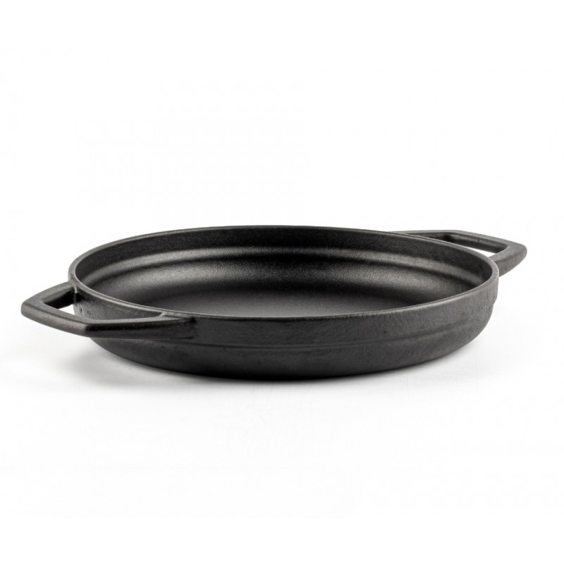 Padella in ghisa con due manici smaltata Hosse, Black Onyx, Ф22cm - Padella in ghisa